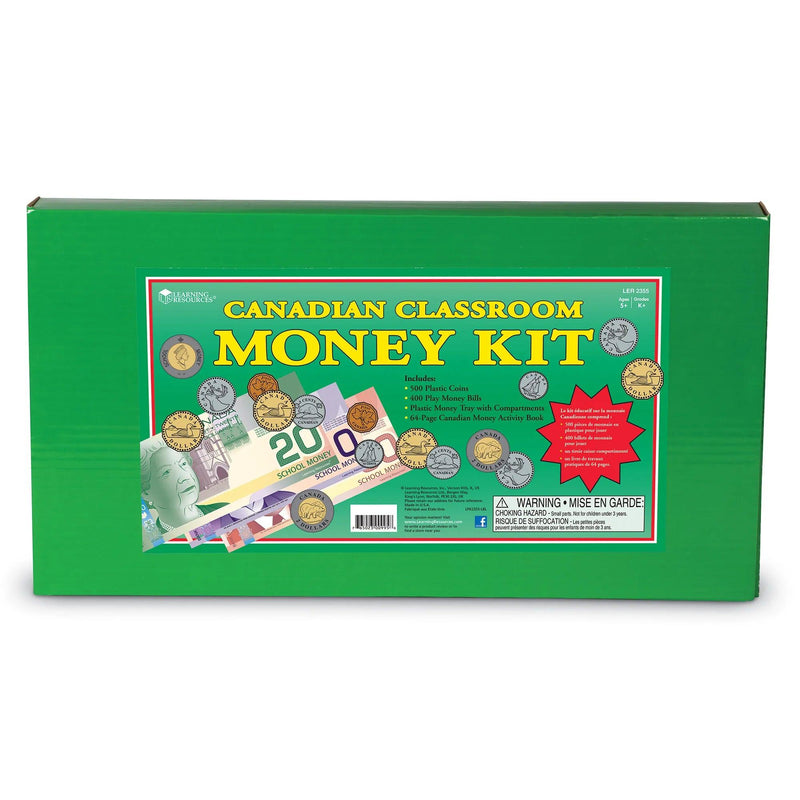 Learning Resources - Canadian Classroom Money Kit - Limolin 