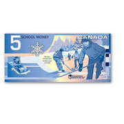 Learning Resources - Canadian Money $5 (100Pcs) - Limolin 