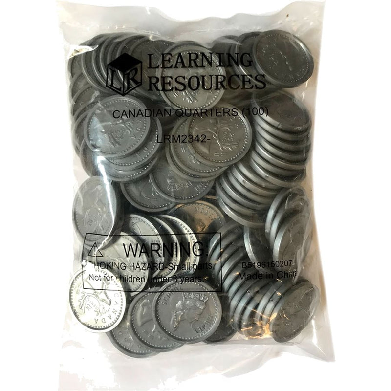 Learning Resources - Canadian Quarters (100Pcs) - Limolin 