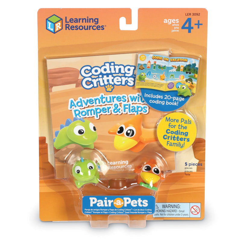 Learning Resources - Coding Critters Pair-A-Pets-Romper - Limolin 