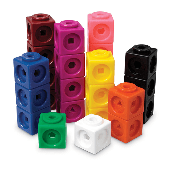 Learning Resources - Mathlink Cubes, Early Math Activity Set - view 2