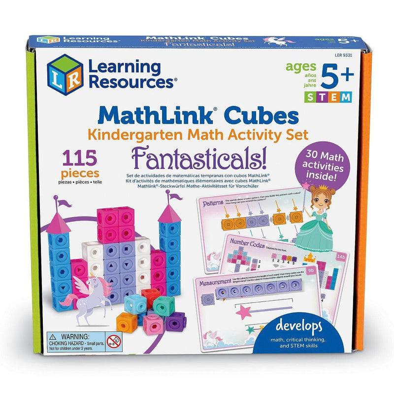 Learning Resources - Mathlink Kindergarten Math Activity Set - Fantasticals! - Limolin 