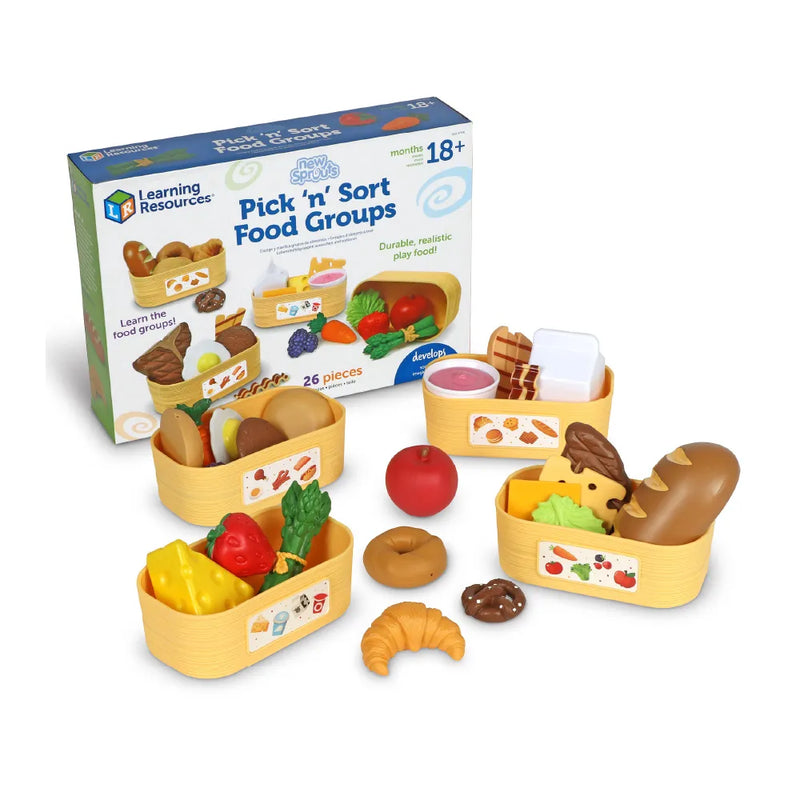 Learning Resources - New Sprouts Pick "N" Sort Food Groups - Limolin 