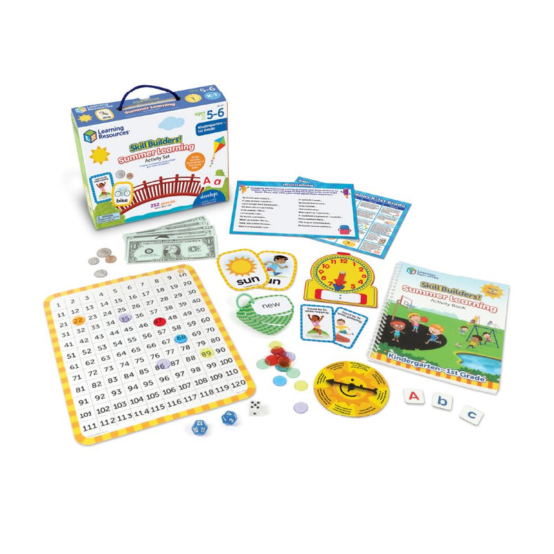 Learning Resources - Skill Builders - Summer Learning Activity Set (K To Gr.1) - Limolin 
