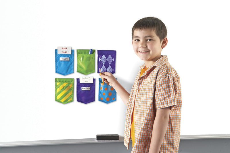 Learning Resources - Solids & Patterns Magnetic Mini Pockets - Limolin 