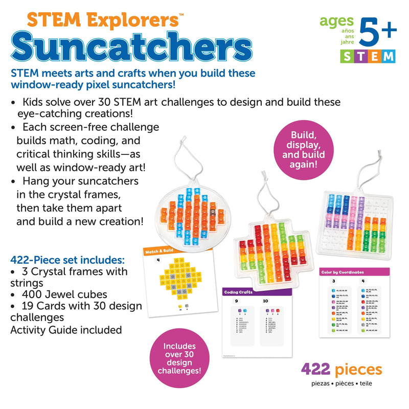 Learning Resources - Stem Explorers™ Pixel Suncatchers - Limolin 