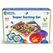 Learning Resources - Super Sorting Set W/Activity Cards - Limolin 