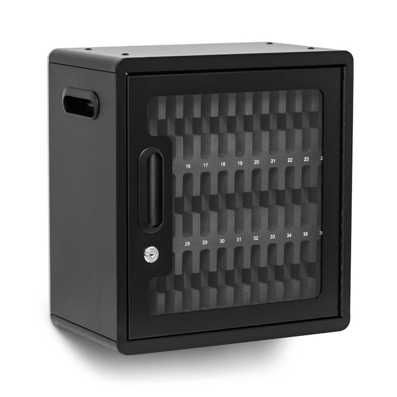 Luxor CellGuard CHZZ001 locking phone storage cabinet — front view