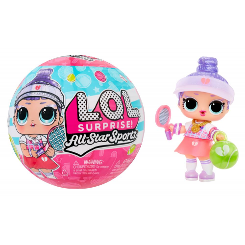 L.O.L. Surprise! - All Star Sports Vault Tots Doll (Single Random Pick) — product and packaging