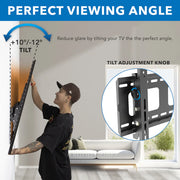 Mount-It! MI-303B Heavy-Duty Tilting TV Wall Mount – Black – gallery detail 7
