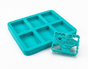 MOBI ice cream sandwich maker - Shark, light blue - kit