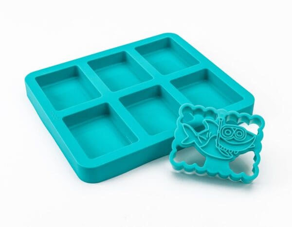 MOBI ice cream sandwich maker - Shark, light blue - kit