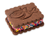 MOBI ice cream sandwich maker - Shark, light blue - product detail or serving example