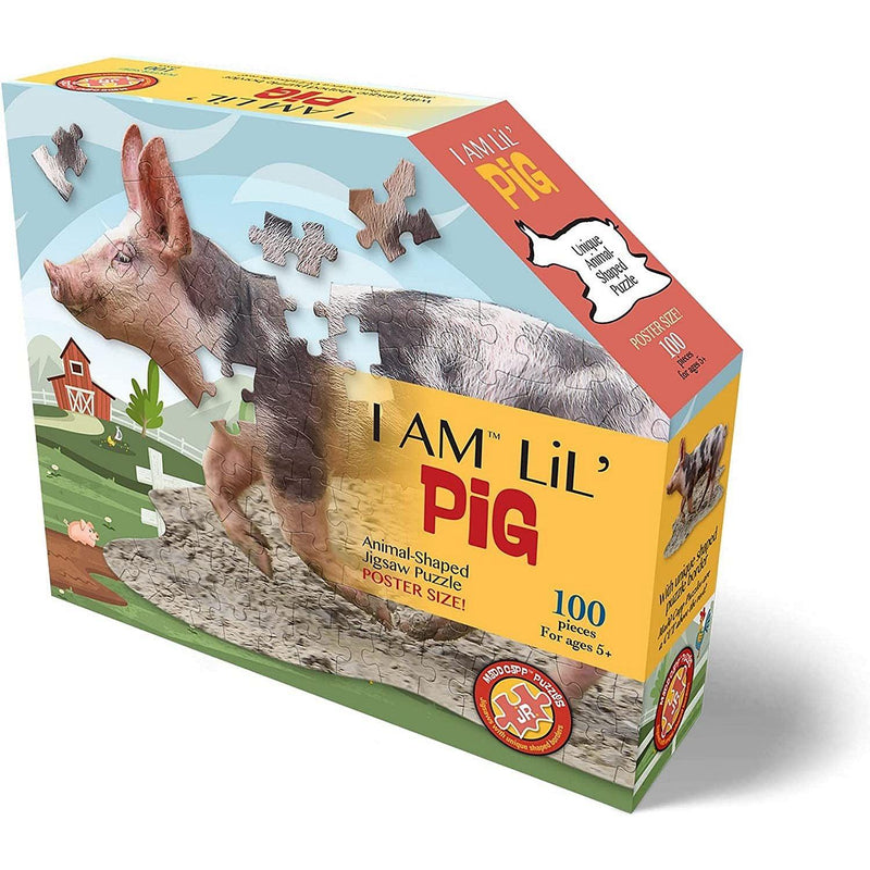Madd Capp Puzzles - I Am Lil Pig (100-Piece Puzzle) - Limolin 