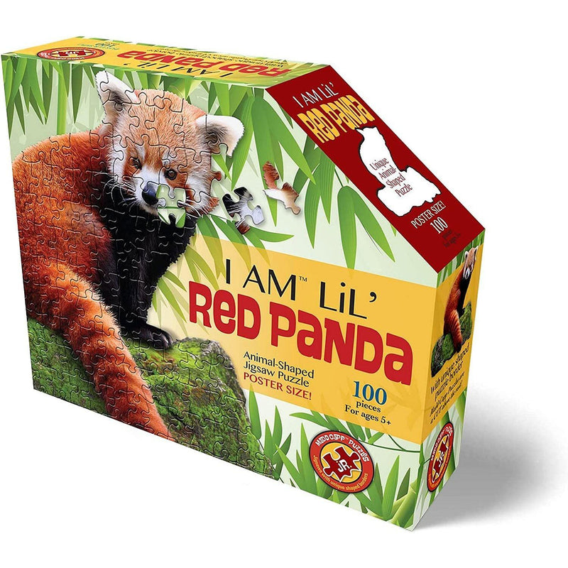 Madd Capp Puzzles - I Am Lil Red Panda (100-Piece Puzzle) - Limolin 