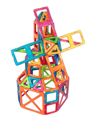 Magformers Smart 144-Piece Set – stacked geometric model