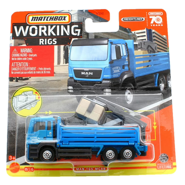 Matchbox - Working Rigs - Camion miniature (modèle aléatoire)