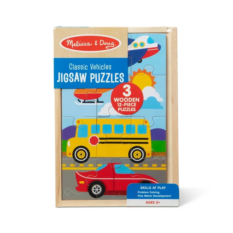 Melissa & Doug - Animals / Vehicles Jigsaws Puzzles (Assorted) - Limolin 