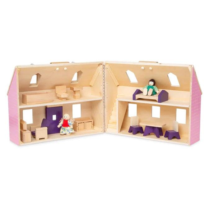Melissa & Doug - Fold & Go Dollhouse - Limolin 