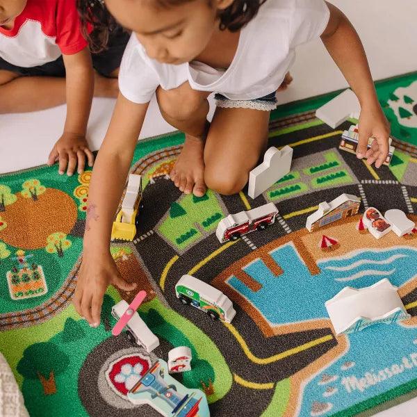 Melissa & Doug - Paw Patrol Activity Rug - Adventure Bay (6L) - Limolin 