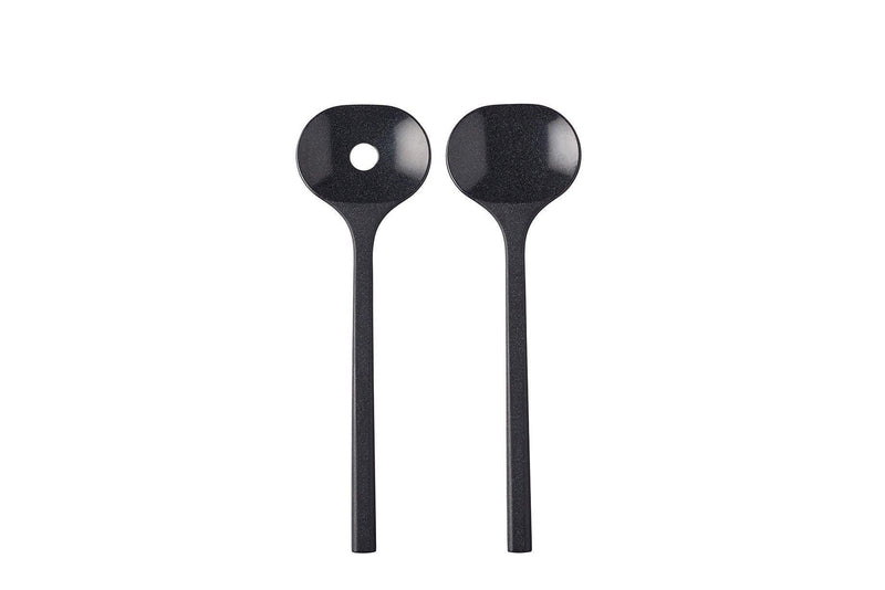 Mepal - Bloom - Salad Servers (Set of 2) - Pebble Black