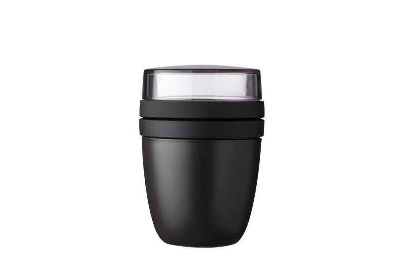 Mepal Ellipse Lunch Pot, 500 mL + 200 mL - Nordic Black - product view
