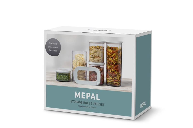 Mepal Modula Starter Set, 5 Pieces - White - product view