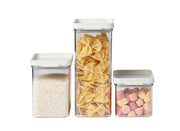 Mepal Omnia Storage Container Set, 3 Pieces - Nordic White - product view