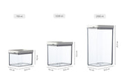 Mepal Omnia Storage Container Set, 3 Pieces - Nordic White - additional view 2