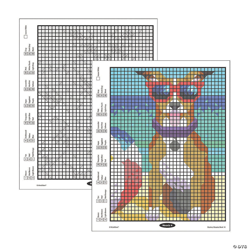 Mindware - Color by Number - Mystery Mosaics - Book 14 - Limolin 