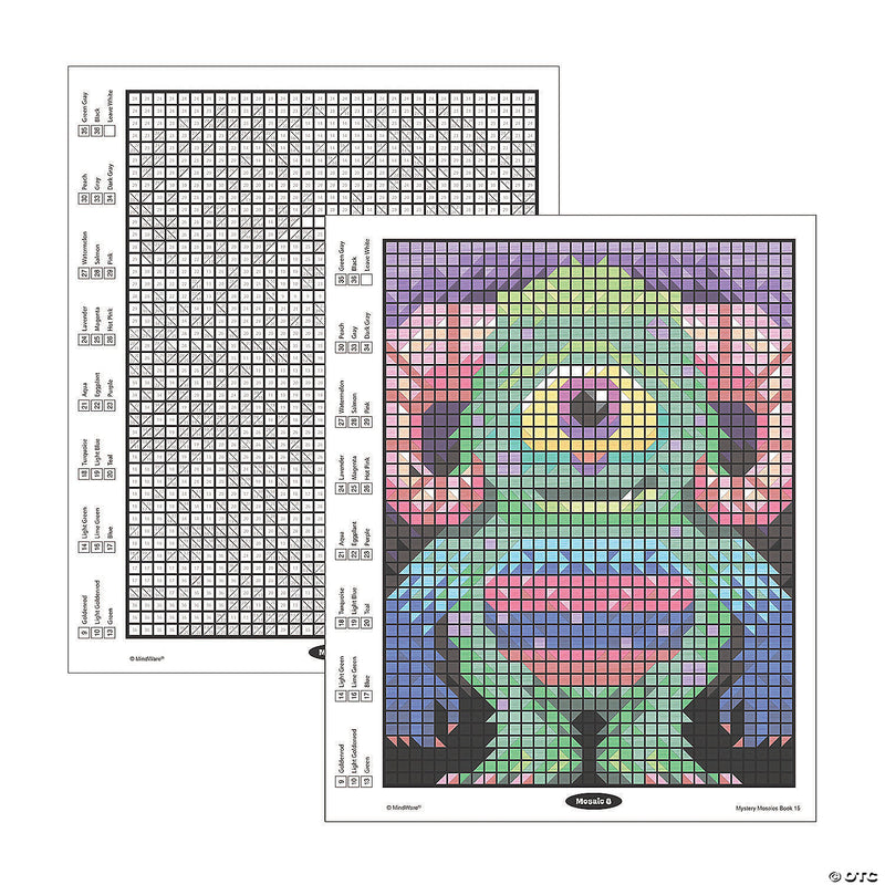 Mindware - Color by Number - Mystery Mosaics - Book 15 - Limolin 
