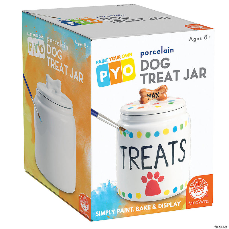 Mindware - Paint - Your - Own Porcelain Dog Treat Jar - Limolin 