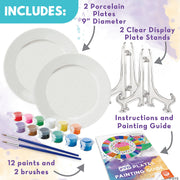 Mindware - Paint - Your - Own Porcelain Plates - Limolin 