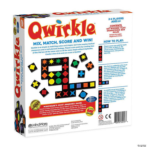 Mindware - Qwirkle (Bilingual French) - Limolin 