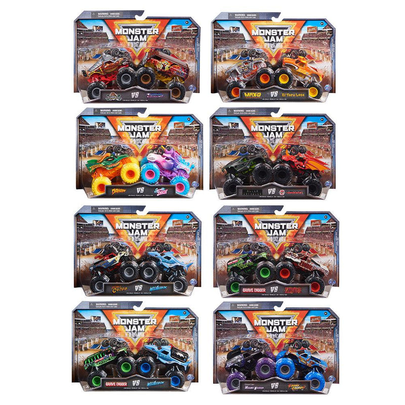Monster Jam - 2Pk - 1:64 Die Cast Assorted - Limolin 