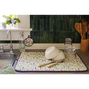 Danica Lavender Dish Drying Mat - lifestyle