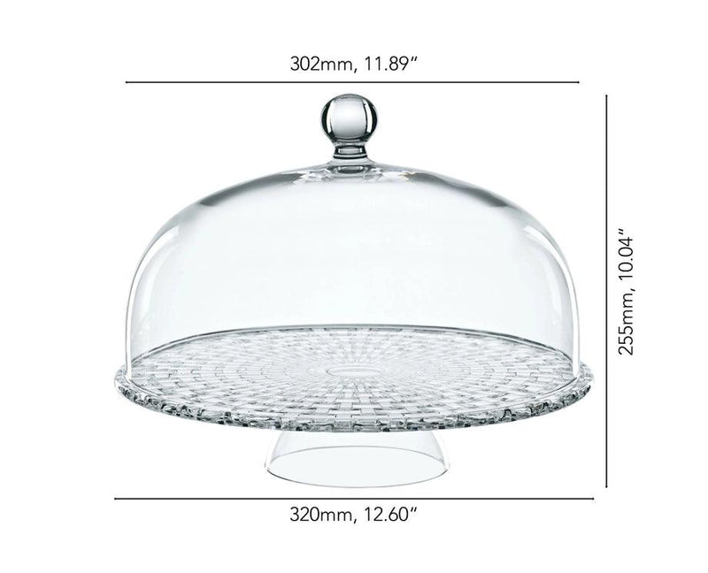 Nachtmann - BOSSA NOVA Cake Plate with Dome - Limolin 