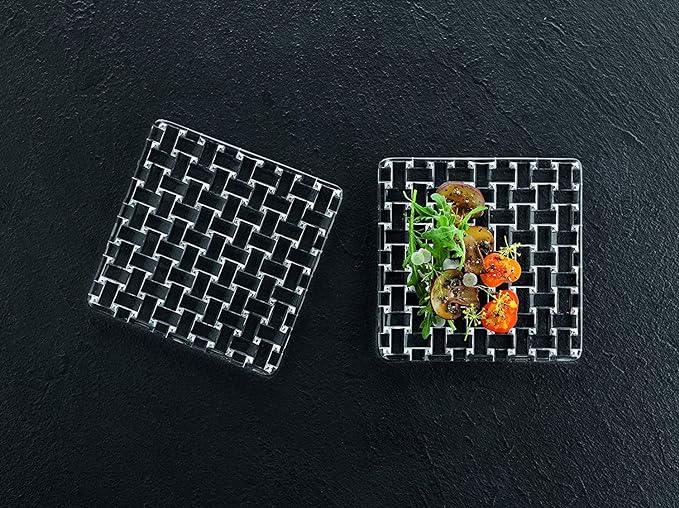 Nachtmann - Bossa Nova Platter Square (Set of 2) | 5.5 in - Limolin 