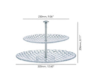 Nachtmann - Bossa Nova Two Tier Tray - Large - Limolin 