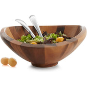 Nambé - Butterfly Salad Bowl with Servers | 16 in / 40.6 cm - view 2