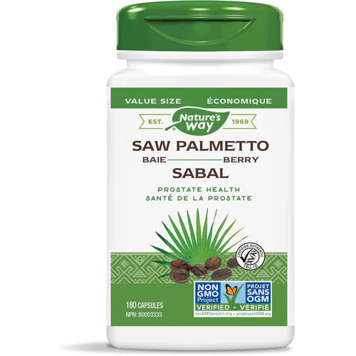 Nature's Way - Saw Palmetto Berries 180 Vcaps - Limolin 
