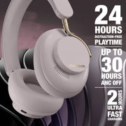 Naztech Bluetooth Headphones - AURA 360 ANC Wireless Noise Cancelling Over-the-Ear Headphones - Limolin 