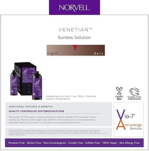 Norvell Venetian Professional Spray-Tan Solution | 1 L / 34 fl oz — product image 3