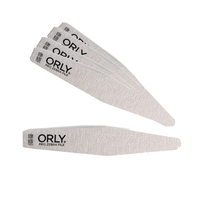 ORLY - Zebra Nail File | 180 Grit, 5-Pack - product