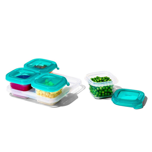 OXO - Silicone - Baby-Blocks (Turquoise) - Limolin 
