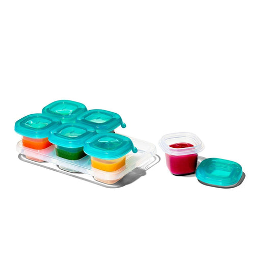 OXO - Silicone - Baby-Blocks (Turquoise) - Limolin 