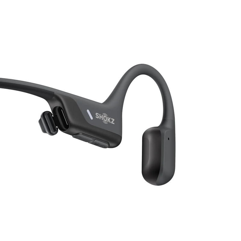 Shokz – OpenRun Air 2 Casque Bluetooth Noir avec micro à conduction osseuse – Léger – Étanchéité IP67