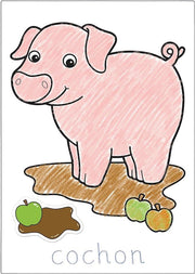 Orchard Toys - Cahier de coloriage et autocollants | La ferme