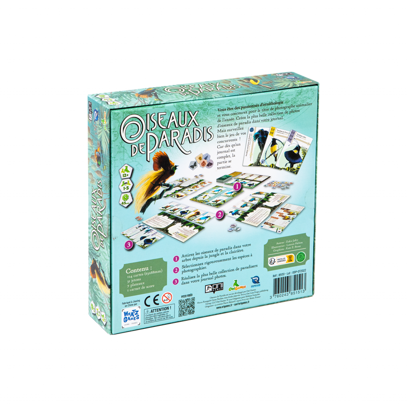 Origames - Oiseaux De Paradis (FR) - Limolin 