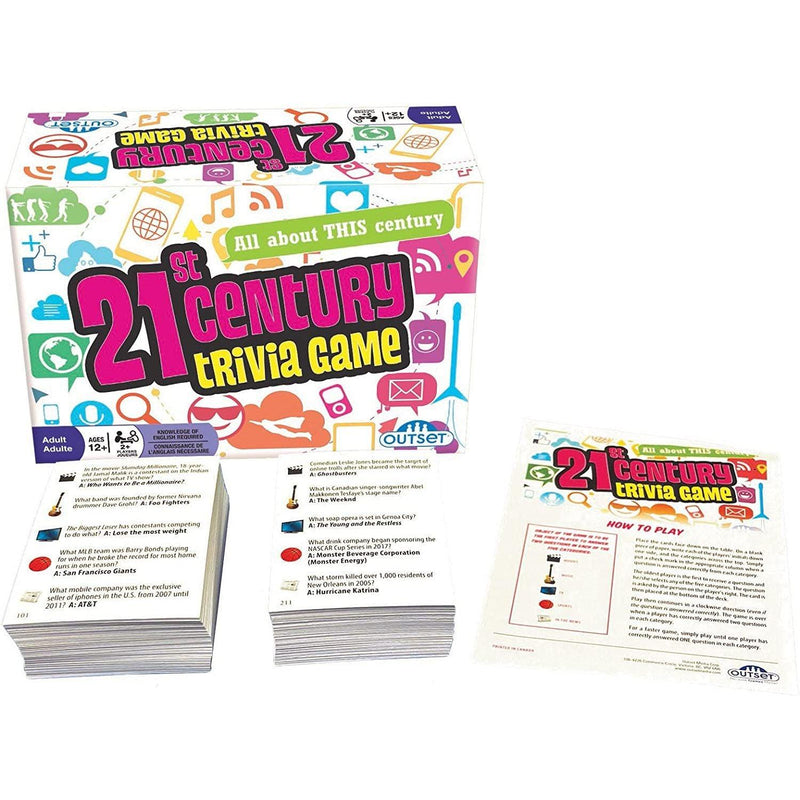 Outset Media - 21st Century Trivia Game - Limolin 
